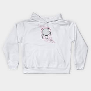 Sleeping in my bed Kids Hoodie